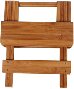 Portable Folding Stool Solid Wood Outdoor Household Stool Folding Furniture Fishing Chair Bathroom Sauna Seat Home