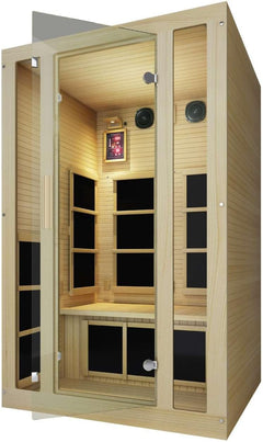 Ensi 2 Person Ultra-Low EMF Far Infrared Sauna in Canadian Hemlock