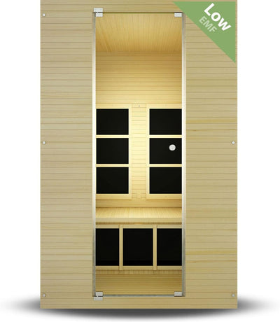 Joyous Flex 2 Person Low EMF Far Infrared Sauna with Reversible Door